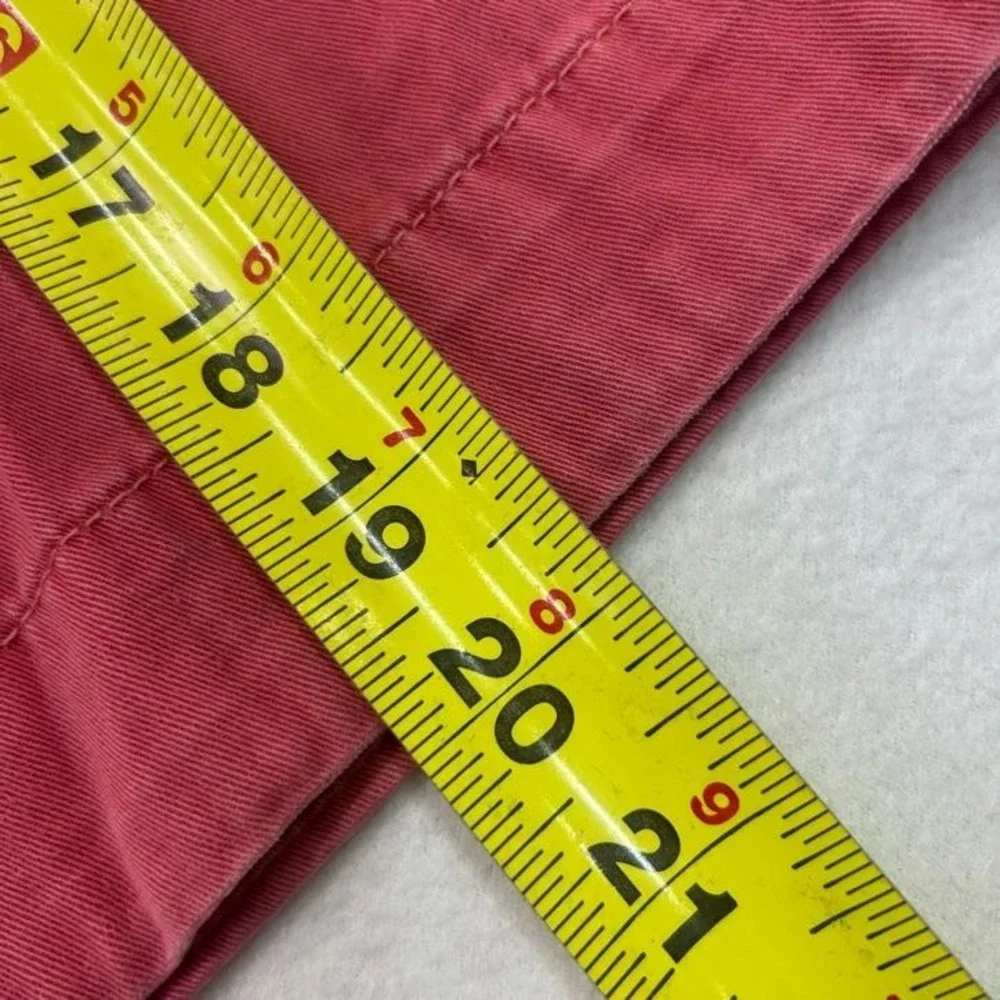 Polo Ralph Lauren Mens Relaxed Fit Chino Shorts Red Cotton Size 36